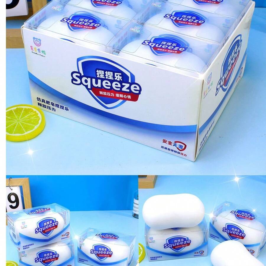 Đồ chơi bóp xà phòng giống thật - Giảm căng thẳng sáng tạo - Quà tặng tiệc tùng - Đồ chơi giảm căng thẳng có độ đàn hồi chậm