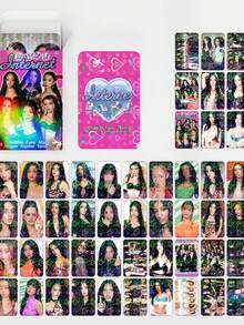 60 tấm thiệp nhỏ hình trái tim in hiệu hologram, thiệp ảnh phụ album mới của KATSEYE, thiệp chúc mừng LOMO của người nổi tiếng. - thẻ - Xem 3