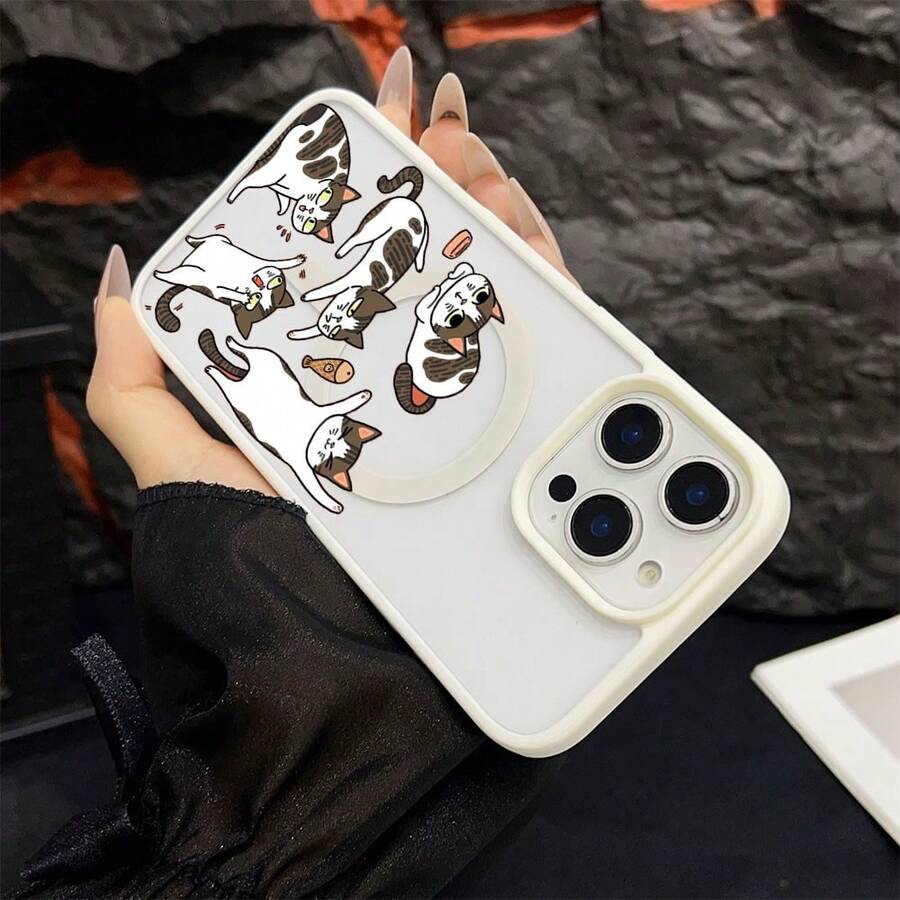 マグネット式黄ばみ防止 | 高級感あふれる2in1アクリルマグネット式スマホケース！スタイリッシュで手触りも良く、実用的な保護機能とマグネット式・耐衝撃設計を融合させた、高級感あふれるケースです。 猫ケース  11  17e 手机壳  17e 手机壳 家族、恋人、友人、そして子供たちへのプレゼントに最適です。  16 Pro/11 Pro/11 Pro Max/13/14 Plus/12/16 Pro Max/14 Pro Max/12 Pro Max/17 Pro/15 Plus/15 Pro Max/17 Pro Max/16/13 Pro Max/16 Plus/ 13 pro/17/15 Pro/12 Pro/16e/Apple  Air/17e/15/14 Pro/14 - ピンク - チェックする 1
