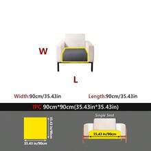 1pc Linen Textured Sofa Cover, Non-Slip Pet-Friendly Couch Protector, Breathable Washable Furniture Slipcover For Living Room - Multiple Styles - View 26