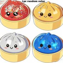 The Dumplings Are Soft And Squishy, And The 2026 New Deformable Bread-Shaped Stress-Relief Ball Helps To Relax The Body And Mind.It Is Very Suitable As A Gift For Halloween, Thanksgiving, Or Christmas, And Also Makes A Great Party Favor GGA3 - 一個軟綿綿大包子 - 查看 6