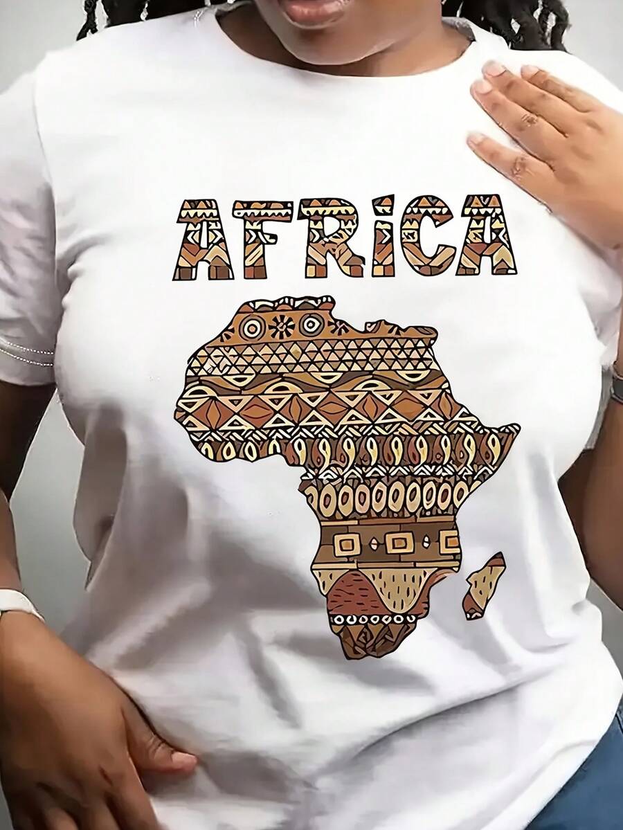 Modara Women's Round Neck T-Shirt - White - View 1