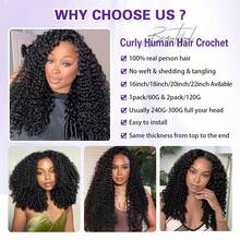MENALUE Mother's Day Gift Raw Burmese Curly Human Hair Crochet 22 Inch 120g Knotless Pre-Separated Crochet 3c4a Water Curly Jerry Curly Hair Lightweight Reusable Virgin Hair Extensions For Women , Like Wedding,Makeup,Lashes, Dates, And Theme Parties And So On Pelucas De Cabello Humano Human Hair Wigs Glueless Human Hair Wig For Natural Hair Colors Of Women ,Peluca De Cabello Humano,Human Hair,Wigs Human Hair,Wig,Christmas,Stocking Stuffers,Christmas Gifts,Hair, Maquillaje,Christmas Decrotions Gifts,Hair Stuff,Hair Accerssories,Suitable For Parties, Daily Use, Schools, Birthday Banquets And Other Occasions.Body Wave Yaki Straight Ocean Wavehuman Hair Wig Kpop Demon Hunters 9am Hair Store Human Hair Bob Wig Human Hair Human Hair Weft Real Hair Extensions Clip In Hair Weft Keratin Bond Hair Weft Seamless Hair Weft Christmas Hair Holiday Hair Extensions Festive Hair Pieces Christmas Glitter Hair Xmas Hair AccessoriesHuman Hair Weft - Crimson Red Bouncy Wave.Your 2026 Beauty Glow-Up Awaits. - Burmese Curly Human Hair Crochet - 查看 4