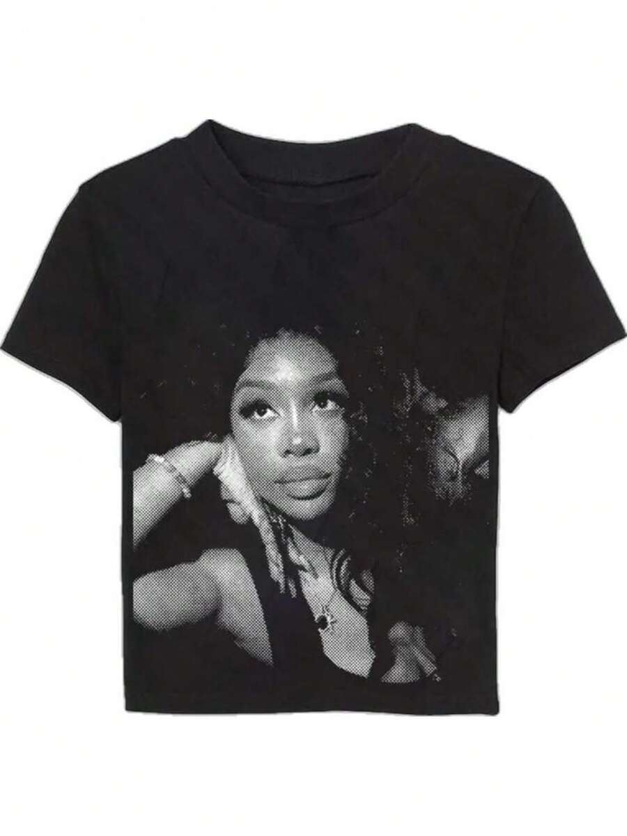 Women T-Shirts - Black - View 1
