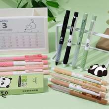 Bộ 4 bút bi hình động vật dễ thương, viết trơn tru, thích hợp cho văn phòng, học tập và các trường hợp khác. - Loạt động vật - Xem 2