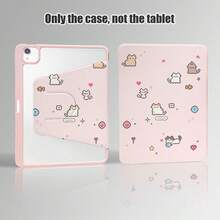 1pc Flip Cover Desktop Protective Case With Pen Slot, Cat, Heart, Star, Fish Patterns, 360 Degree Rotating Stand, Built-In Pen Slot, Compatible With Apple 10th Gen/ A16 11th Gen/ Air 11/ 5/ 9/ Air/ Pro 11/10th Gen Air 8 (M4) 2026 (11/13 Inch) Protective Case - Multicolor - View 1