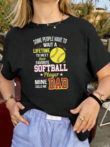Dam-T-shirts - Svart - Visa 1