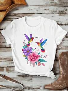 Women T-Shirts - White - View 1