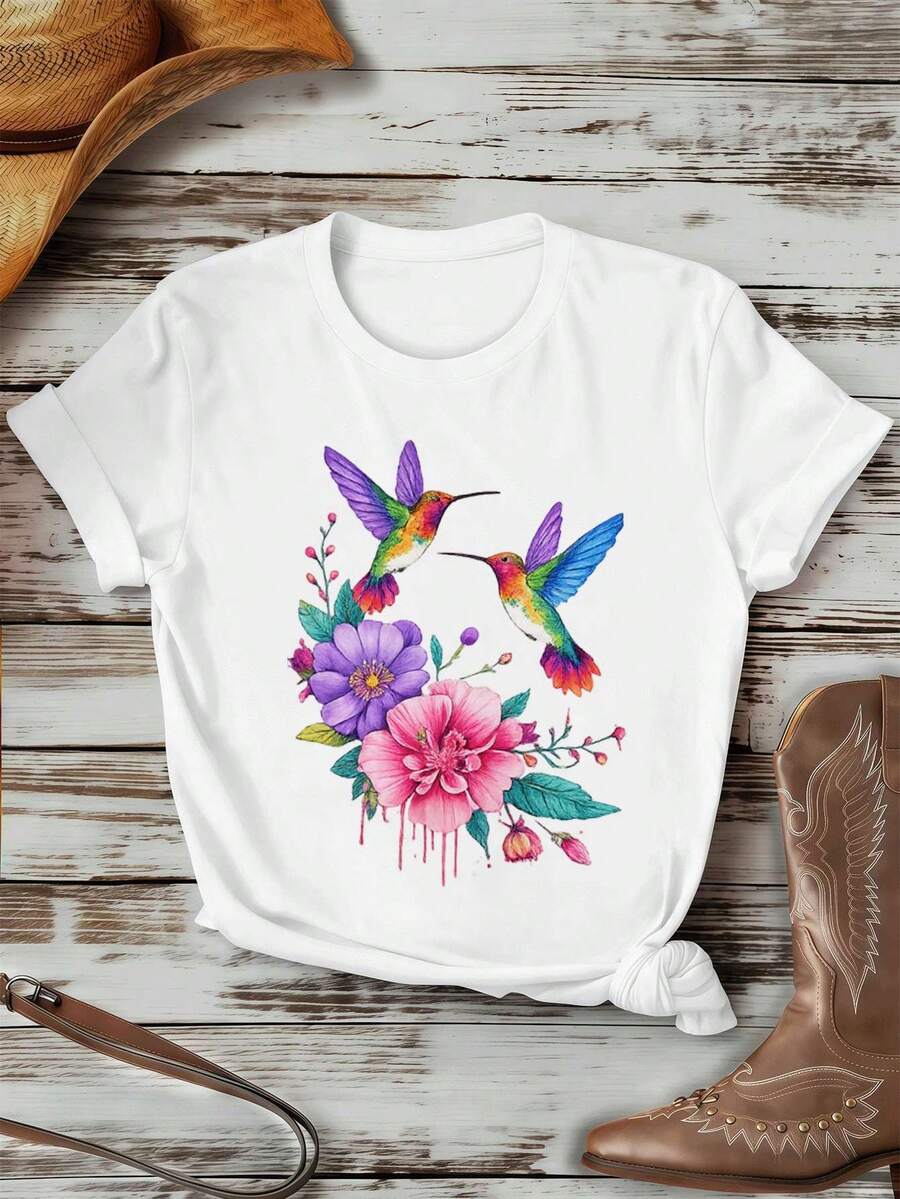 Women T-Shirts - White - View 1