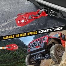 Nilight 10 Ton Winch Snatch Block Towing Pulley Blocks 22,000 LBS Capacity, Heavy Duty Off-Road Recovery Accessory For Synthetic Rope Or Steel Cable, Universal Tackle Block For Truck, Tractor, ATV&UTV - B - View 9