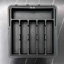 1pc Adjustable Silverware Organizer - Kitchen Expandable Cutlery Tray, Silverware Drawer Organizer For Kitchen And Dining Room To Store Spoons, Forks, Knives, And Spatulas - Multicolor - View 7