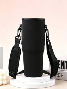 1pc 40oz Insulated Bottle Sleeve, Fits Insulated Bottles, Insulated Bottle Sleeve/Storage/Organization, Shock-Absorbing Insulated Bottle Sleeve, Car Cup Holder Protective Cover, Adjustable Shoulder Strap, Suitable For Outdoor Travel, Fitness, Daily Use, Mother's Day, Birthday Gift - Multicolor - View 13