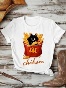 Women T-Shirts - White - View 1
