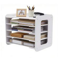 5-Tier Stackable Letter Tray Home Office Desk Paper Document Organizer File Tray - View 8