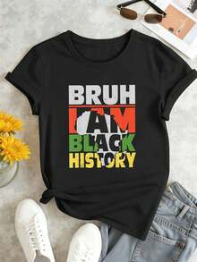 Women T-Shirts - Black - View 2