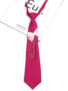 1 chiếc cà vạt hình bướm không cần thắt, phù hợp cho phong cách thường ngày, dạo phố, dự tiệc và đi học. - Nhiều màu - Xem 21