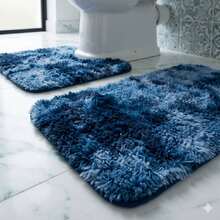 3-Piece Set Of High Pile Bath Mat. - 藏蓝色 - 查看 2