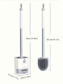 1 Set Of  Toilet Brush, Toilet Cleaning Brush, Suitable For Daily Toilet Cleaning, Simple And Efficient - White - View 7