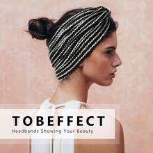 6-Piece Bohemian Style Women's Headband Set, Loose Elastic Headband, Non-Slip Thick Headband, Sports Elastic Sweatband - Multicolor 1 - View 7