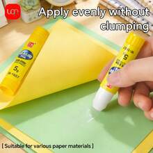 WUQIANNIAN 3/6pcs 5g Mini Solid Glue, High-Viscosity Solid Double-Sided Adhesive, Smooth, Not Easy To Evaporate, Spreads Evenly, Does Not Clump, For Office Document Bonding, Back-To-School Season - 5g Solid Glue Stick - View 4