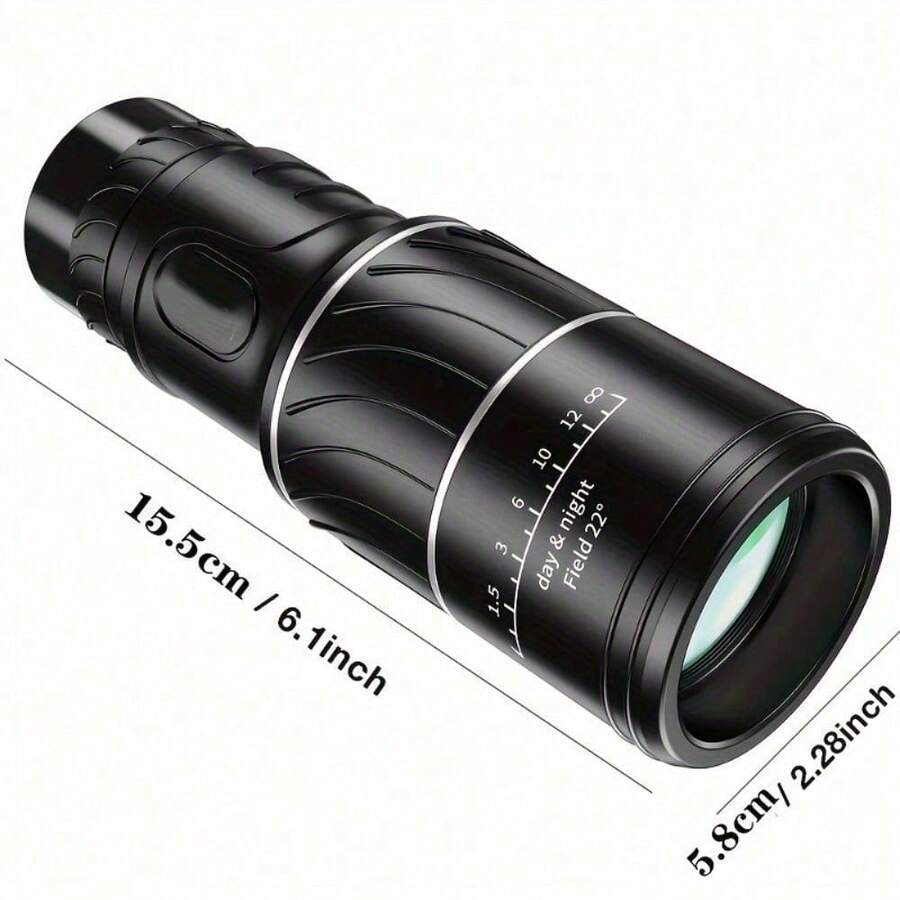 HD Monocular Telescope, Universal Monocular Telescope For Adults, Powerful Monocular Telescope, Suitable For Camping, Traveling, Sightseeing - Telescope - View 1