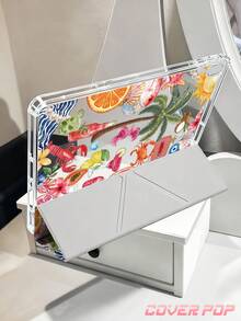 椰子、椰子树、芙蓉花、芙蓉花，适用于 iPad Air 8 (M4) 2026 (11 英寸)、Air 8 (M4) 2026 (13 英寸)、(A16) 第 11 代 11 英寸 2025、Apple Air 11 (2025)、第 10 代 10.9 英寸 2022 的保护壳，带笔槽、三折支架、自动唤醒/睡眠功能，是返校、情人节、节日的可爱礼物。 - 彩色 - 查看 6