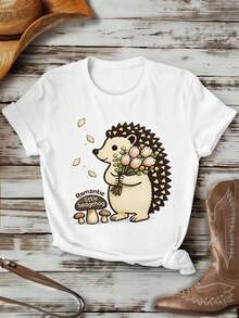 Women T-Shirts - White - View 1