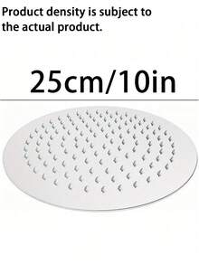 Đầu vòi sen tròn bằng thép không gỉ 12 inch, áp lực cao, thiết kế xoay được, gắn tường. Thiết kế siêu mỏng tiết kiệm nước, lưu lượng nước cao, bề mặt được đánh bóng, dễ dàng lắp đặt trên tường và trần nhà. - tròn - Xem 16