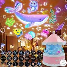 21合1星空投影灯，卧室夜灯装饰，沉浸式氛围，生日礼物 - 1個 - 查看 6