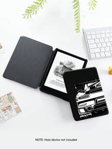 1 件装黑白赛车设计 Kindle 保护套，全方位保护，防摔防尘，采用柔软 TPU 材质，边角气垫防震，适用于 Kindle Paperwhite 第 11 代（2021 年款）、Kindle（第 11 代）（2022 年款）、Kindle（第 11 代至 2024 年款）（6 英寸），完美贴合，保护您的阅读设备。 - 彩色 - 查看 5