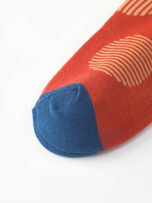 4 pares de calcetines de media caña con estampado de lunares para mujer, calcetines cómodos y suaves de cuello redondo, transpirables y suaves, calcetines de campus, calcetines casuales diarios, adecuados para primavera, verano, otoño e invierno, colores aleatorios - Multicolor - Ver 7