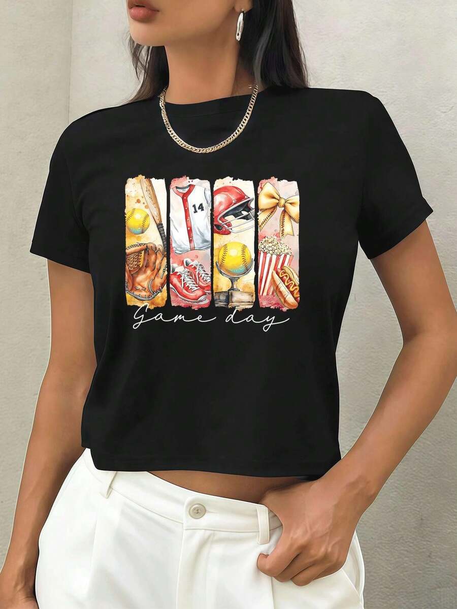 Women T-Shirts - Black - View 1