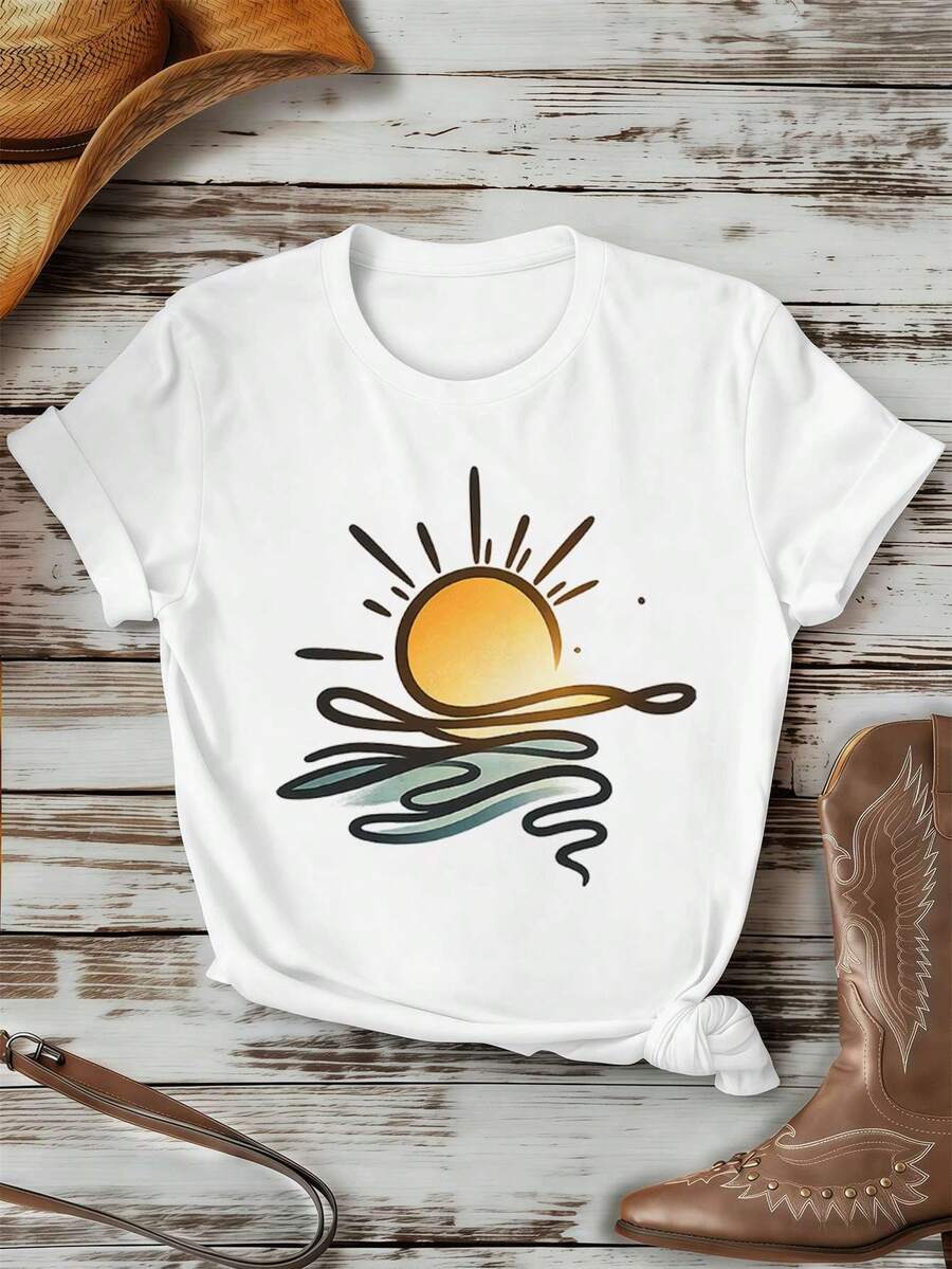 Women T-Shirts - White - View 1