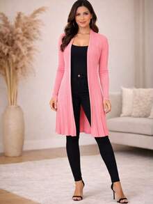 Women Coats - 粉色 - 查看 1