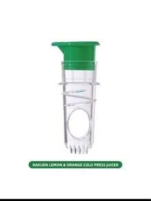 柠檬榨汁器，塑料青柠汁提取器 - 带盖小型手动榨汁器，适用于提取青柠汁用于鸡尾酒和饮料 - 查看 4