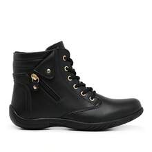 Women's Ankle Boot, Lightweight And Durable - Negro - Ver 5