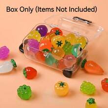 2/1pc Mini Suitcase Jewelry Box, Can Store Earrings, Necklaces, Small Toys, Does Not Include Duck Figurine Shown In Image - Multicolor - View 7