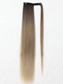 32英寸马尾接发，夹式马尾接发，环绕式长直发钩环马尾接发，有黑色/棕色/灰色/金色可选，女士适用。 - 彩色 - 查看 7