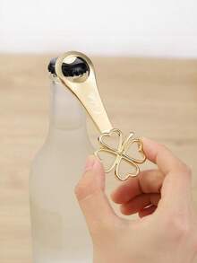 Custom Heart-Shaped Bottle Opener, Heart Clover Bottle Opener, Wedding Party Favor, Birthday Party Beer Opener - Multicolor - View 3