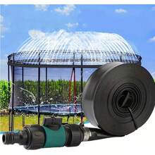 蹦床洒水器，通用水上玩具，园艺/景观美化工具，用于降温 - 彩色 - 查看 3