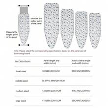 1Pc Durable Ironing Board Cloth Universal Thickened Ironing Board Cover Pad Resistant Scorch Heavy Heat Resistant Printed Padded - A - View 3