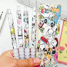 Bộ 4 bút bi Snooker dễ thương SNOOPY, đồ dùng học tập, văn phòng phẩm, đồ dùng học tập, quà tặng tiệc tùng hoàn hảo, quà tặng ngày lễ cho người hâm mộ, đồ dùng học tập và đồ dùng tựu trường. - Nhiều màu - Xem 1