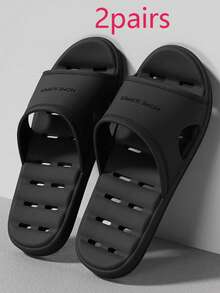 Anti-Slip, Odor-Resistant Bathroom Slippers, Breathable Perforated EVA Material, Unisex Home Sandals - Slippers - View 22