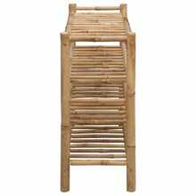 Rack à chaussures avec étagère Naturel 68 x 28 x 63 cm Bambou - Brun - Voir 5