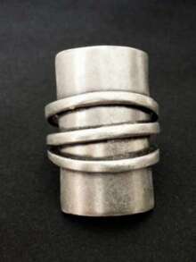 1pc Minimalist Ring, Suitable For Women, Ideal For Mother's Day Gift, Anniversary, Party Jewelry - 1# - View 2