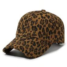 1pc Women's Leopard Print Baseball Cap, Sun Protection Outdoor Fashion Versatile Snapback Hat - Multicolor - View 10