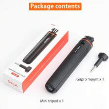 20.1 Inch Extendable Selfie Stick Tripod For Insta360 X3, GoPro Max, Hero 10/9/8/7/6/5/4, Osmo Action, Insta 360 One R And Other Action Cameras - Black - View 12