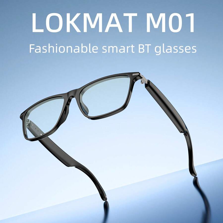 Kính thông minh Bluetooth LOKMAT M01 với Bluetooth 5.4, thiết kế đeo hở tai, phát nhạc, xử lý cuộc gọi, khả năng chống nước hàng ngày và nhiều chức năng khác. - Xem 1