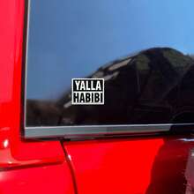 1/2/5pcs Arabic Style Stickers, Suitable For Car, Laptop, Water Bottle And Luggage Tag, Great For Personalizing Vehicles, Electronics And Accessories - A - View 5