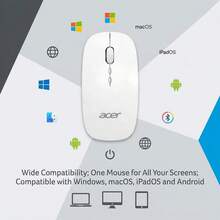 Acer OMR050 無線藍牙滑鼠充電 輕薄便攜 桌上型筆記型電腦平板電腦 滑鼠輕音 - 查看 2